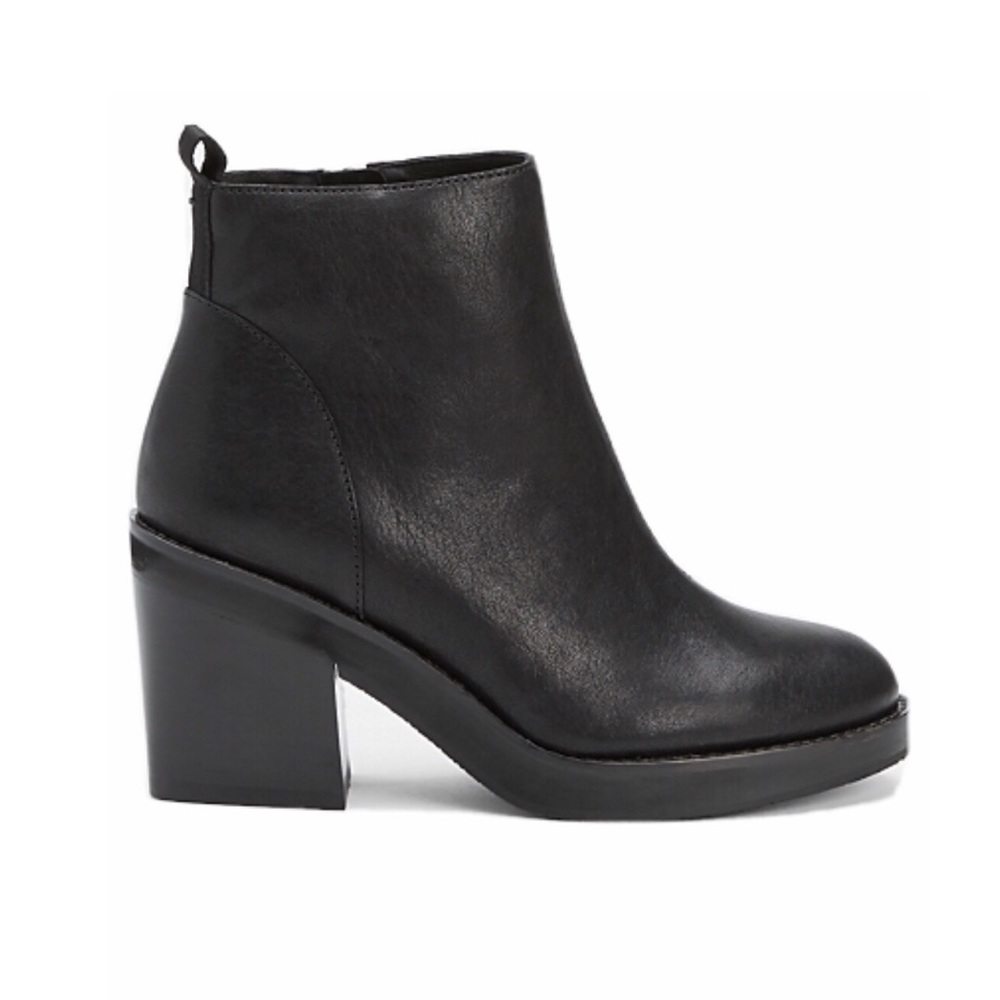 Eileen Fisher Ozma Leather platform Bootie
